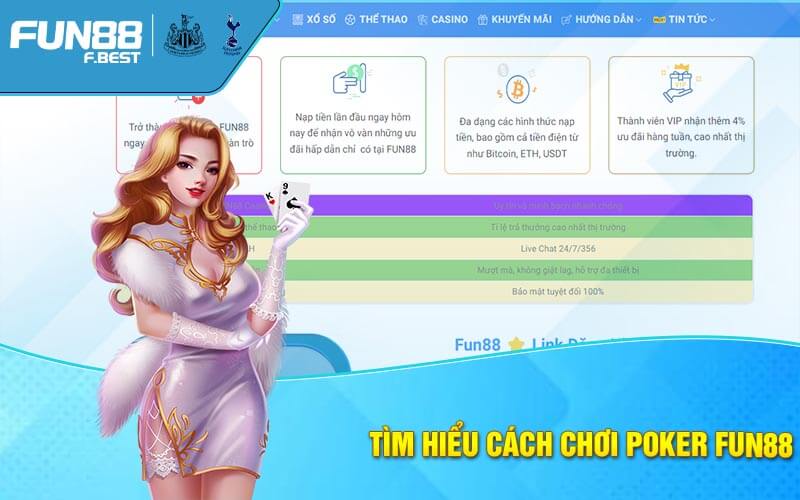 Tìm hiểu cách chơi Poker Fun88